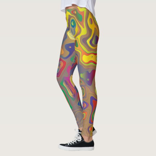 Regenboogprisma waterdruppels leggings (Links)