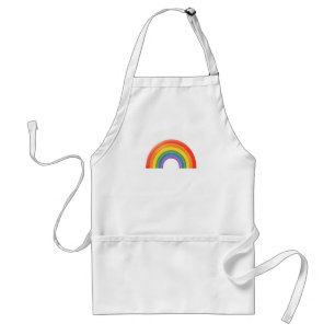 Regenboogpron...voeg je eigen tekst toe of laat je standaard schort