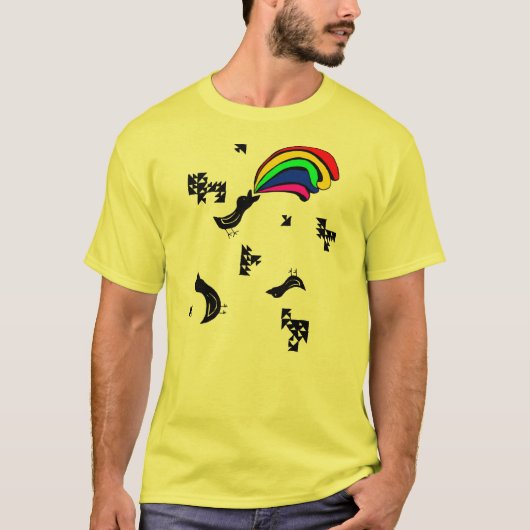 Regenboogpuin T-shirt (Voorkant)