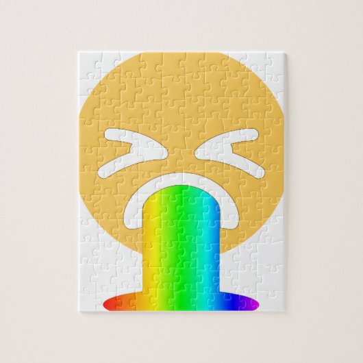 regenboogpuke emoji legpuzzel (Verticaal)