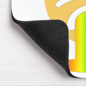 regenboogpuke emoji muismat (Hoek)
