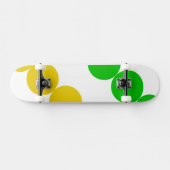 Regenboogpunten Skateboard (Horizontaal)
