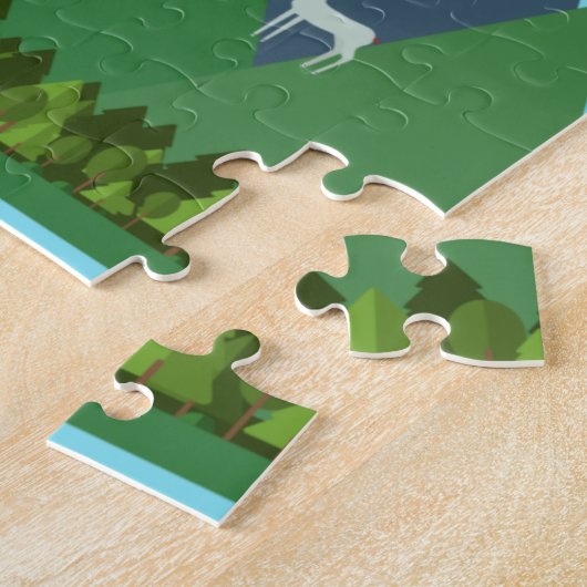 Regenboogpuzzel voor kinderen legpuzzel (Zijkant)