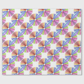 Regenboograd Cadeaupapier (Vlak)