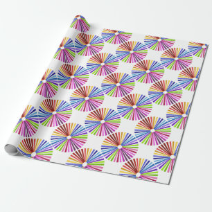 Regenboograd Cadeaupapier