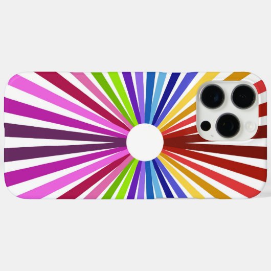 Regenboograd Case-Mate iPhone Case (Achterkant (horizontaal))