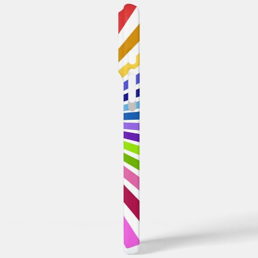 Regenboograd Case-Mate iPhone Case (Achterkant / Links)