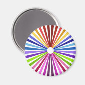 Regenboograd Magneet (Voorkant / Achterkant)