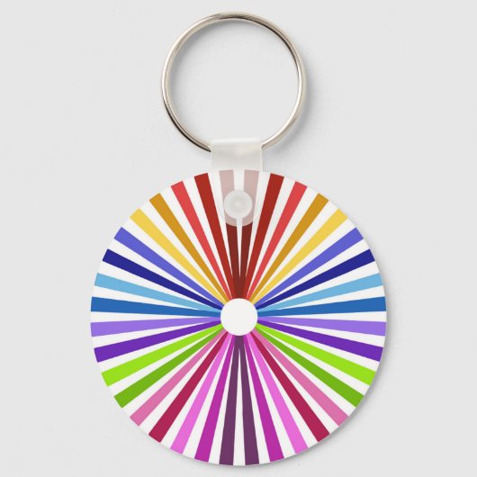 Regenboograd Sleutelhanger (Voorkant)