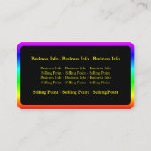 Regenboogrand Visitekaartje (Achterkant)