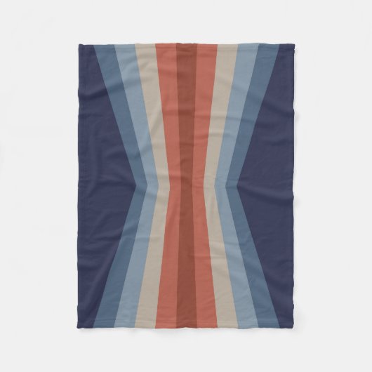 Regenboogreflectie in retrostijl fleece deken (Voorkant)