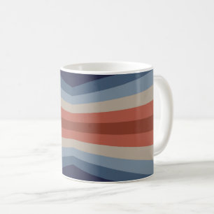 Regenboogreflectie in retrostijl koffiemok