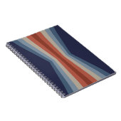 Regenboogreflectie in retrostijl notitieboek (Rechterzijde)