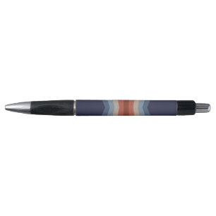 Regenboogreflectie in retrostijl pen