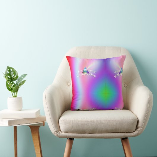 Regenboogreflecties Kussen (Stoel)