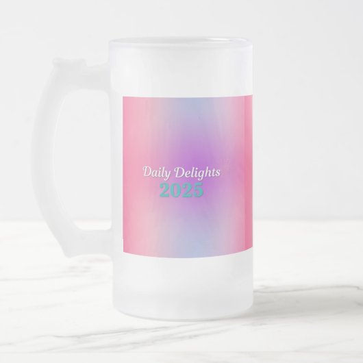 Regenboogreflecties Matglas Bierpul (Links)