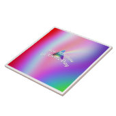 Regenboogreflecties Tegeltje (Zijkant)