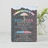 Regenboogregendruppels Genderonderzoek Uitnodiging (Staand voorkant)