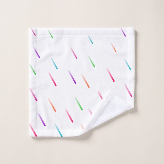Regenboogregenval Bad Handdoek (Wasdoekje)