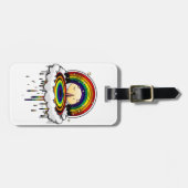 Regenboogregenval Bagagelabel (Voorkant horizontaal)
