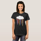 Regenboogregenval T-shirt (Voorkant volledig)