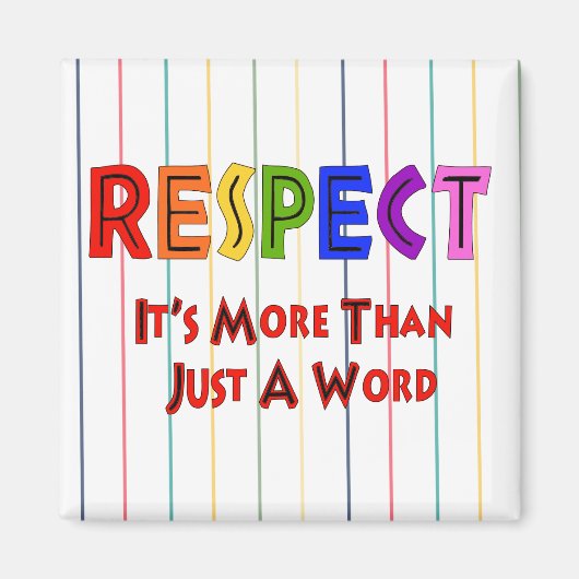 Regenboogrespect Magneet (Voorkant)