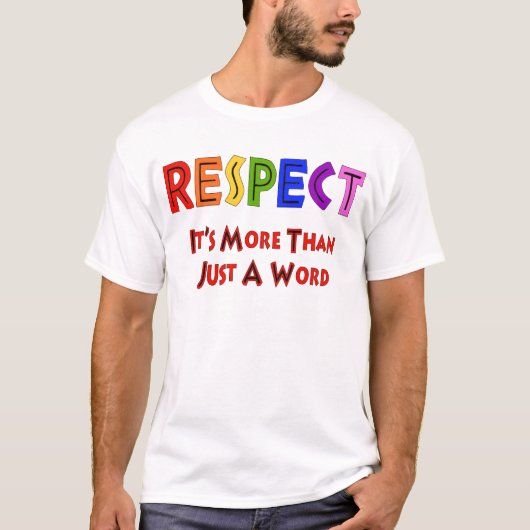 Regenboogrespect T-shirt (Voorkant)