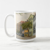 Regenboogrij van Charleston Waterverf Koffiemok (Links)