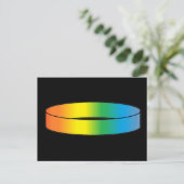 Regenboogring Briefkaart (Staand voorkant)
