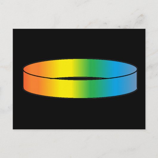 Regenboogring Briefkaart (Voorkant)