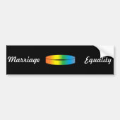 Regenboogring Bumpersticker (Voorkant)