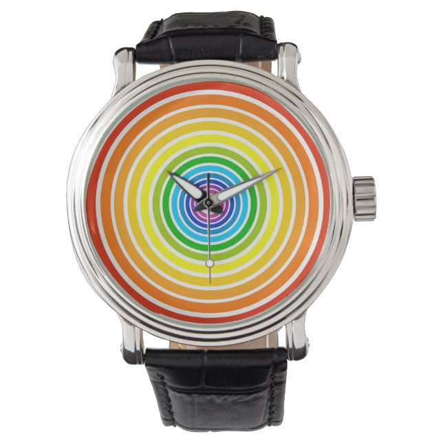 Regenboogringen Horloge (Voorkant)