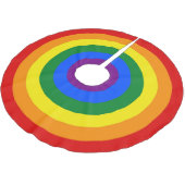 Regenboogringen Kerstboom Rok (Gekanteld)