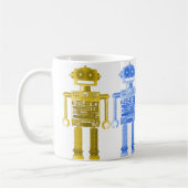 regenboogrobots muh koffiemok (Links)