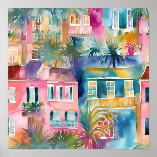 Regenboogrog Poster (Voorkant)