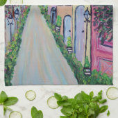 Regenboogrog Theedoek (Gevouwen)