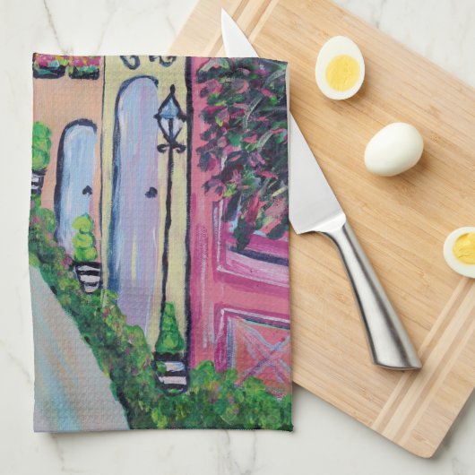 Regenboogrog Theedoek (Quarter Fold)