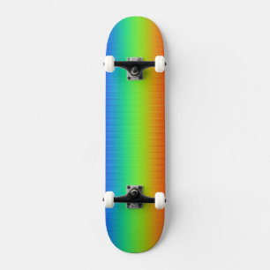 Regenboogrood Oranje Geel Blauw Kunst Skateboard