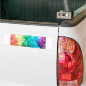 regenboogrook bumpersticker (Op Truck)