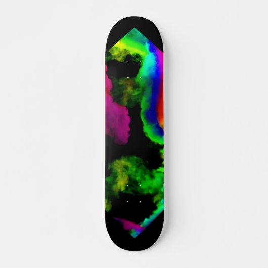 Regenboogrook Persoonlijk Skateboard (Voorkant)