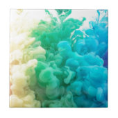 regenboogrook tegeltje (Voorkant)