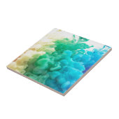 regenboogrook tegeltje (Zijkant)