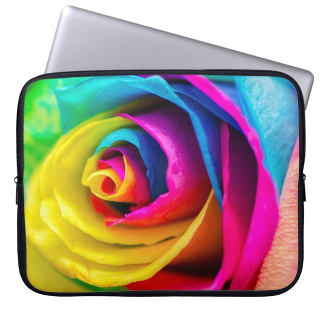 RegenboogRoos Laptop Sleeve (Voorkant)