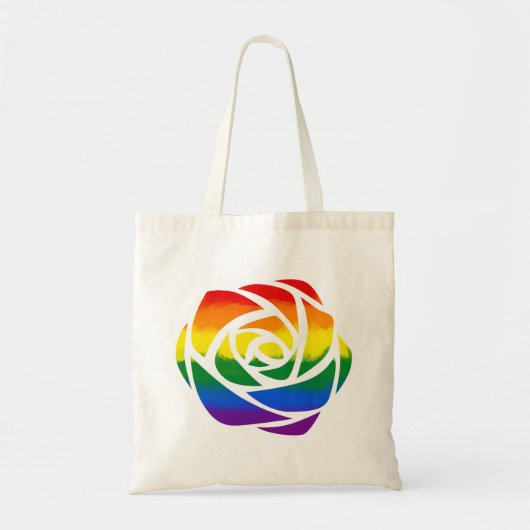 RegenboogRoos Tote Bag (Voorkant)