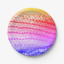 Regenboogroze Paarse visschalen 4 Janine