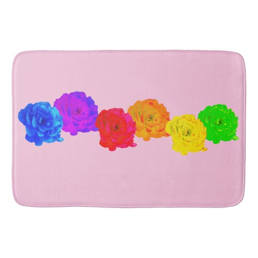 RegenboogRozen Badmat (Voorkant)
