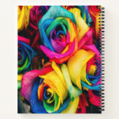 RegenboogRozen Bouquet Notitieboek (Achterkant)