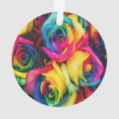 RegenboogRozen Bouquet Ornament (achterkant)