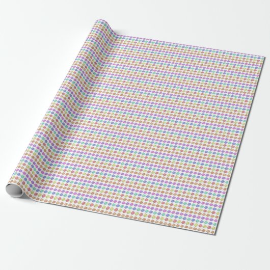 RegenboogRozen Cadeaupapier (Uitgerold)
