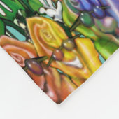 RegenboogRozen Fleece Deken (Hoek)